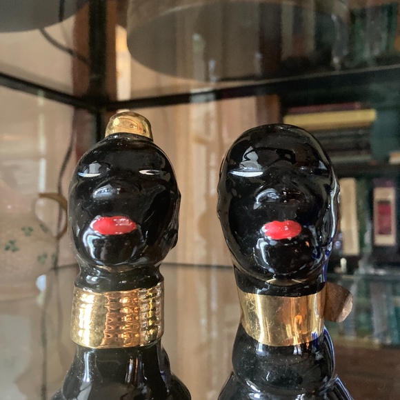 AFRICAN BLACK FIGURAL S & P - Picture 2 of 3